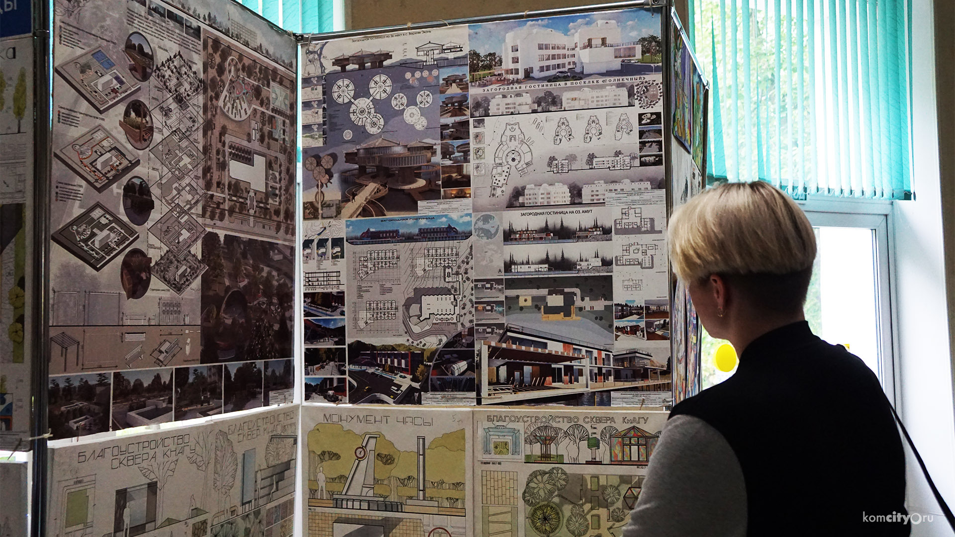 Дизайнерские идеи и макеты представлены на выставке «АрхиЮность» в Комсомольском-на-Амуре государственном университете