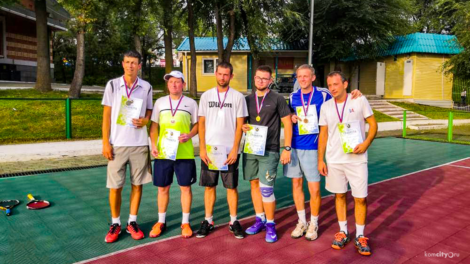 Теннисист из Комсомольска-на-Амуре победил на чемпионате Хабаровского края по теннису
