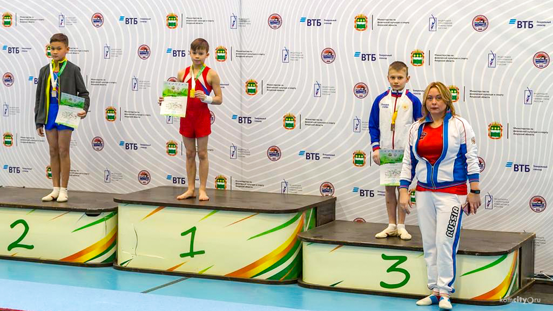 Комсомольский гимнаст завоевал четыре золотых медали на всероссийских соревнованиях в Благовещенске