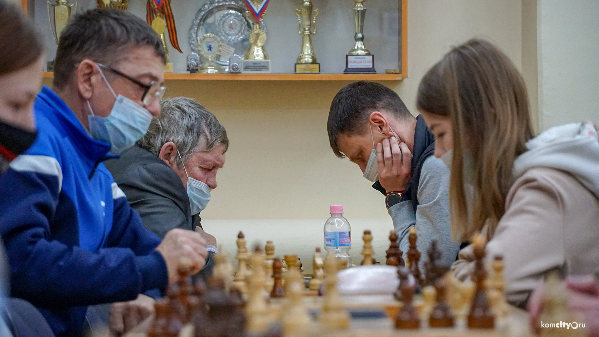 Новогодний блиц-турнир состоялся в городском шахматном клубе Комсомольска-на-Амуре