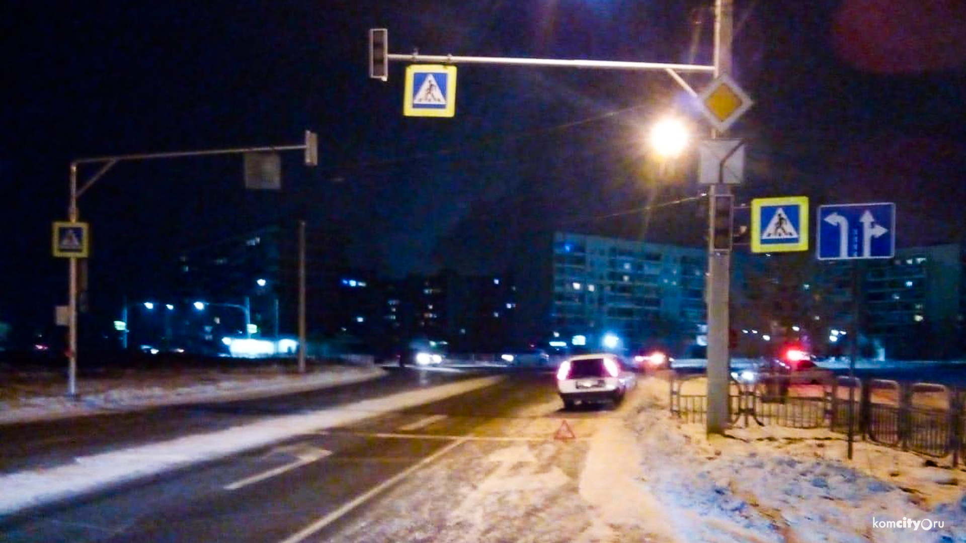 ГИБДД ищет очевидцев наезда, случившегося перед Новым годом в Комсомольске-на-Амуре