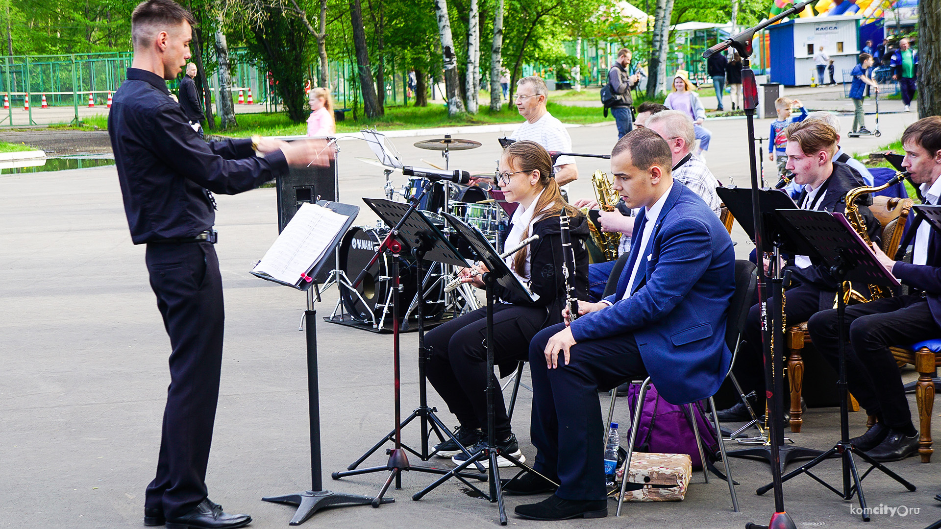 оркестр в парке