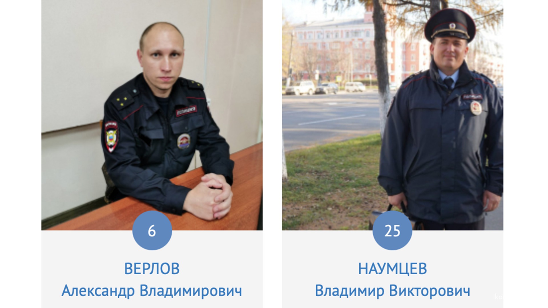 В Хабаровском крае стартовал конкурс «Народный участковый», от Комсомольска-на-Амуре участвуют два полицейских