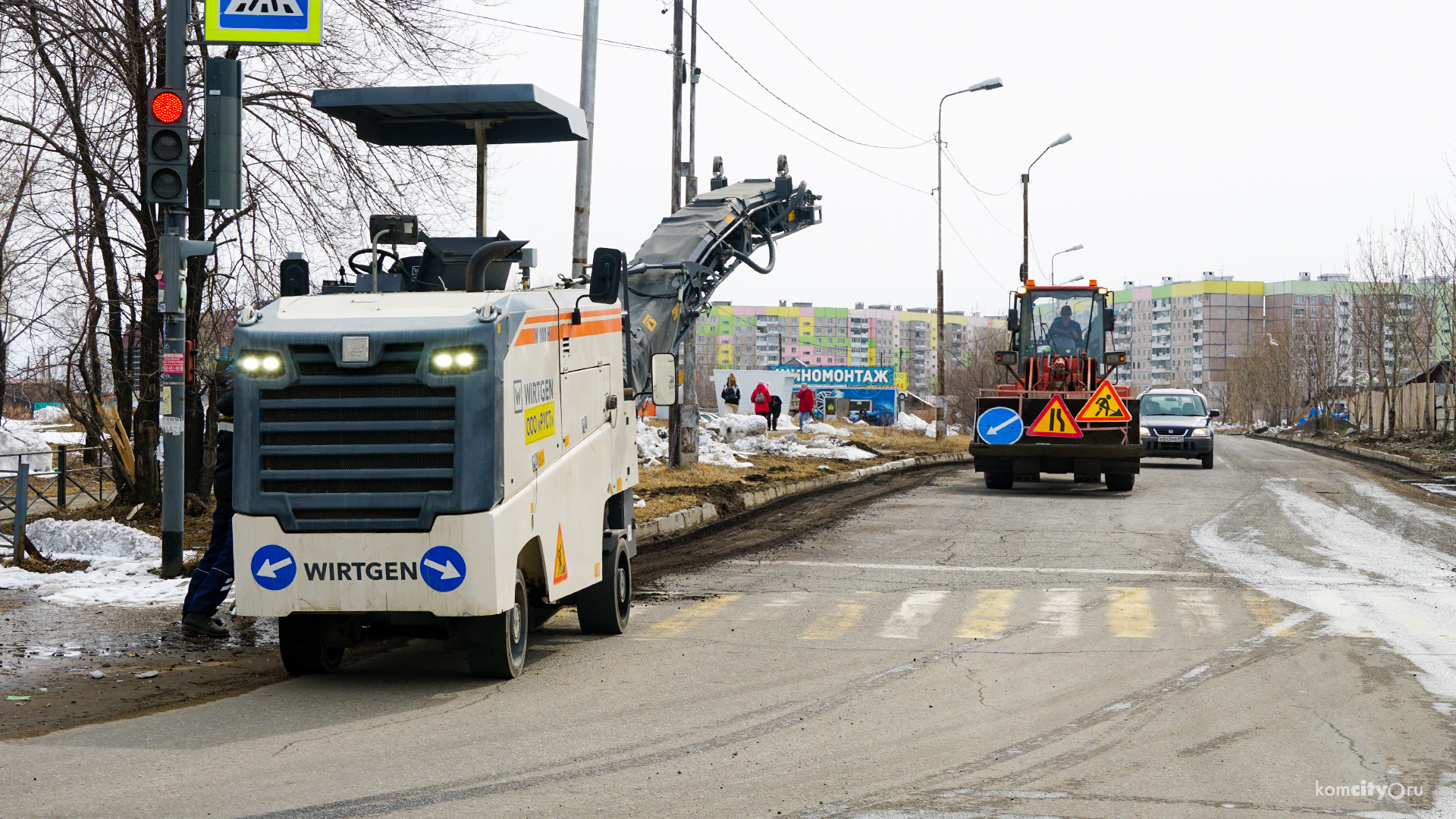 В Комсомольске-на-Амуре открыли сезон дорожного ремонта