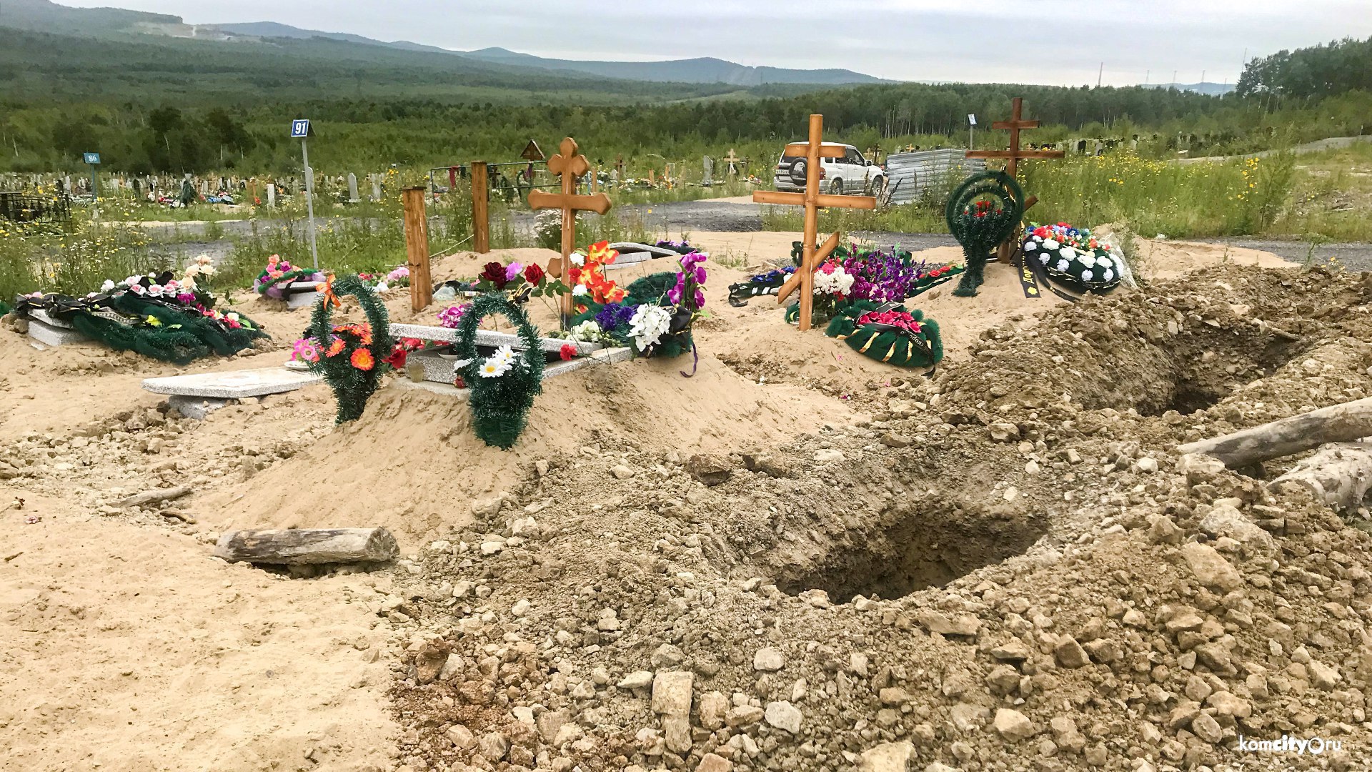 Спустя неделю кладбище в Комсомольске-на-Амуре открыли для посещений