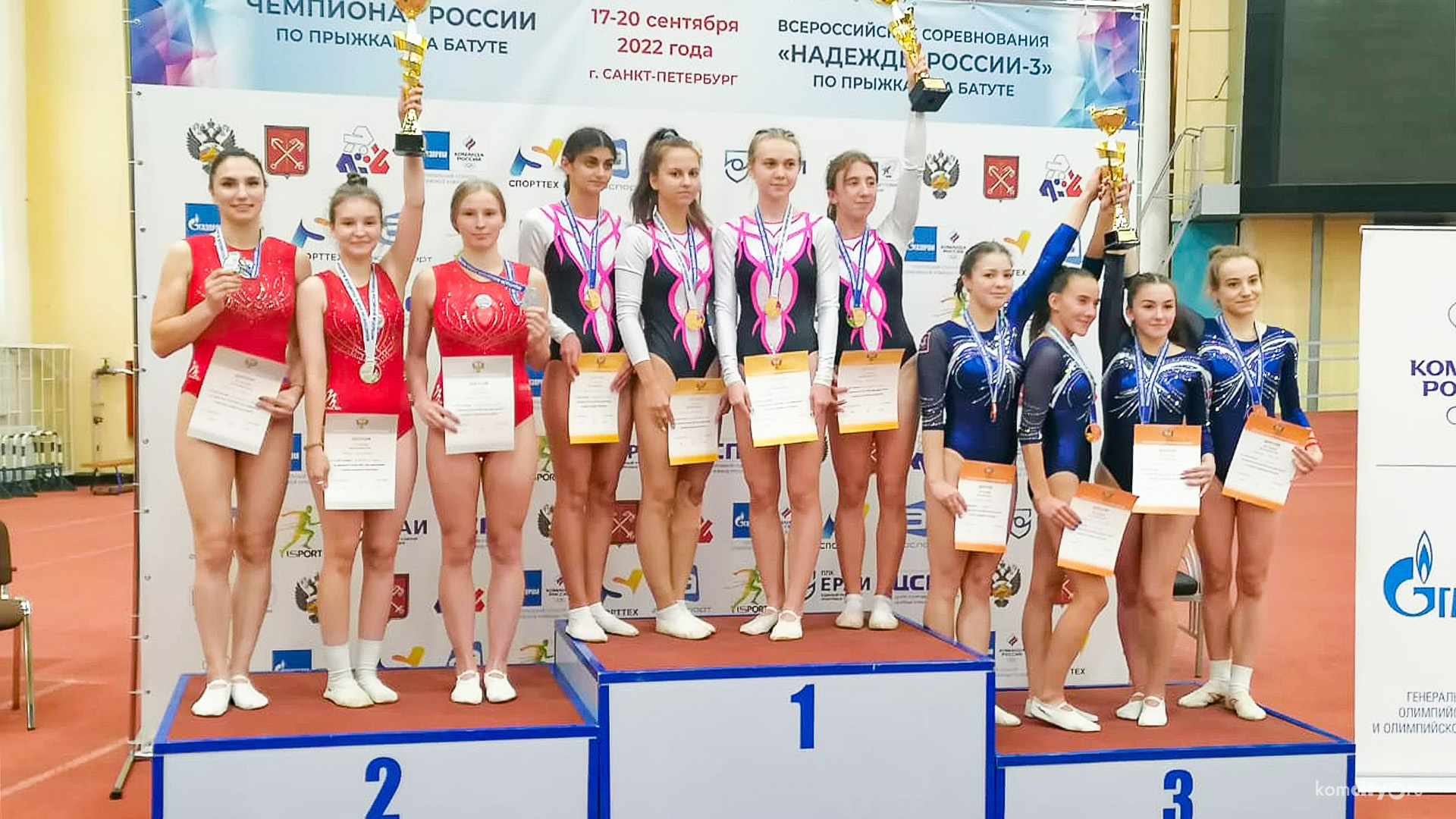 Батутисты из Комсомольска-на-Амуре завоевали «серебро» командного чемпионата России